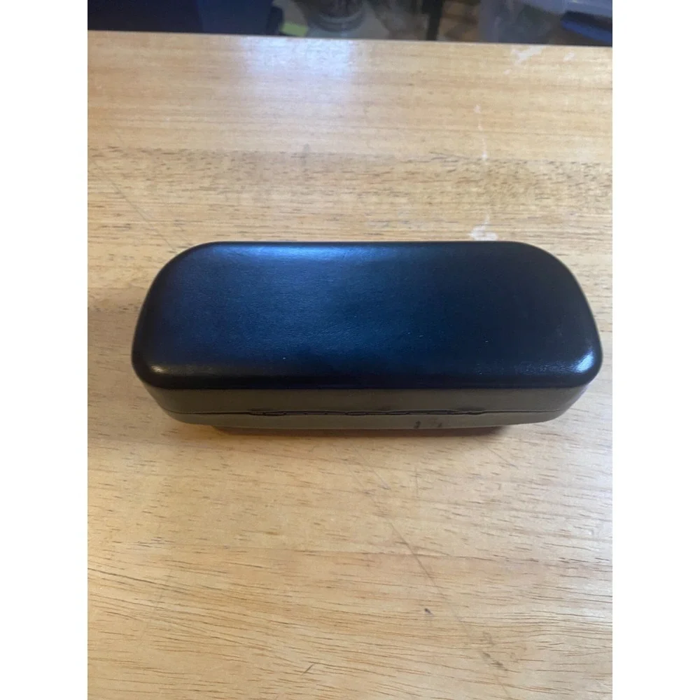 Coach New York Black Hard Shell Eyeglasses Sunglasses Clamshell Case Logo